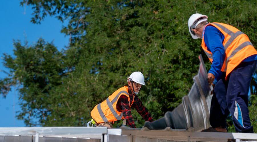 Professional metal roof installation in Moro, IL